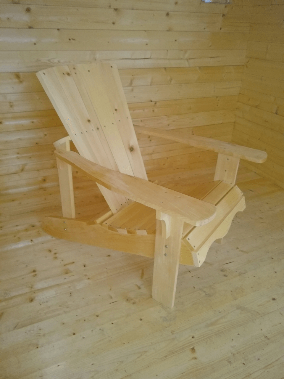 Muskoka chair kit - white pine